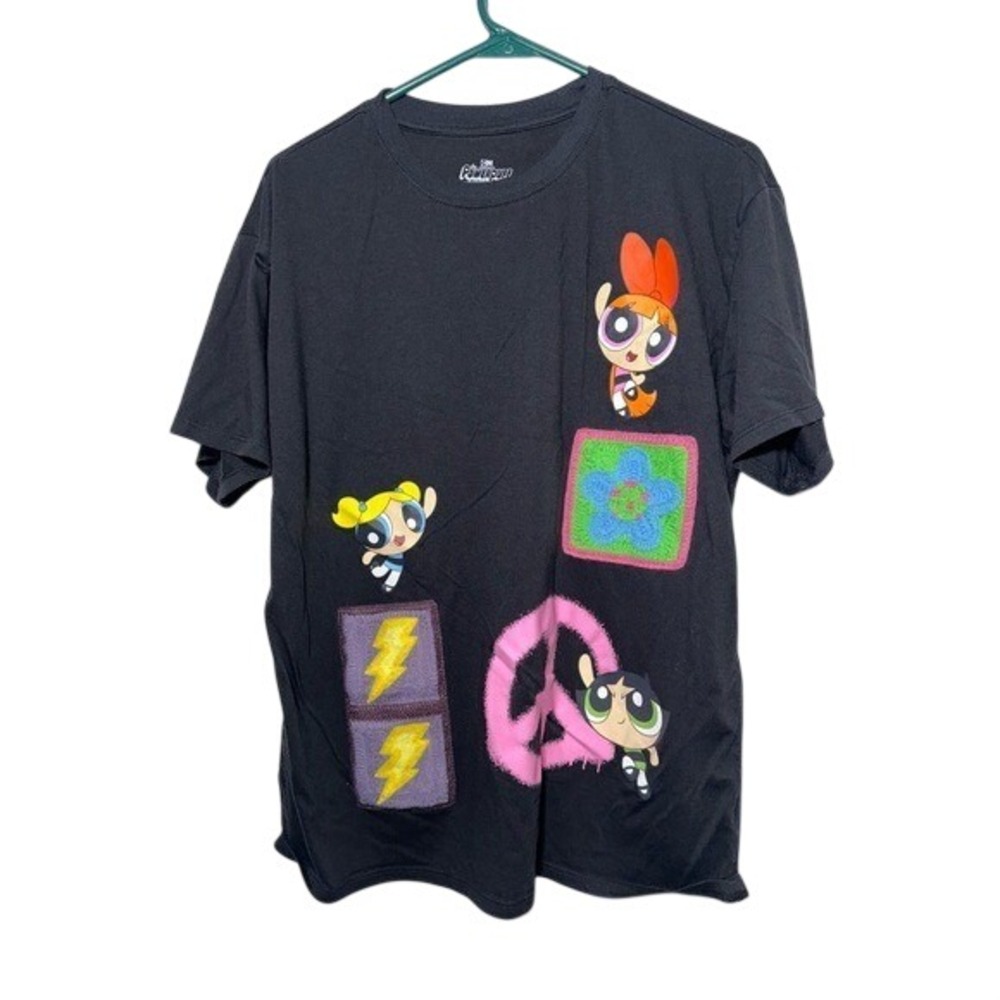 EUC POWER PUFF GIRLS Dual-Sided Vivid Bright Graphic tee - XL - Picture 1 of 2